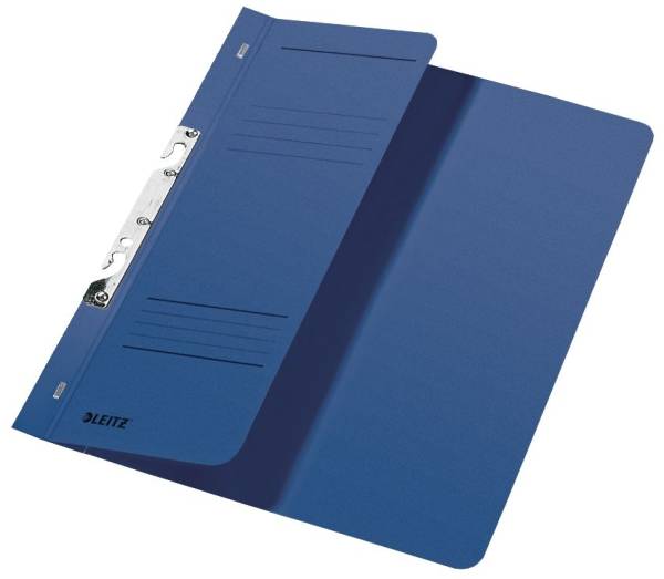 3744 Schlitzhefter, 1 2 Vorderdeckel, A4, kfm Heftung, Manilakarton 250 g qm, blau
