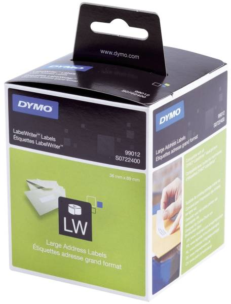 DYMO Adressetiketten 36x89mm weiß S0722400 99012 2x260ST