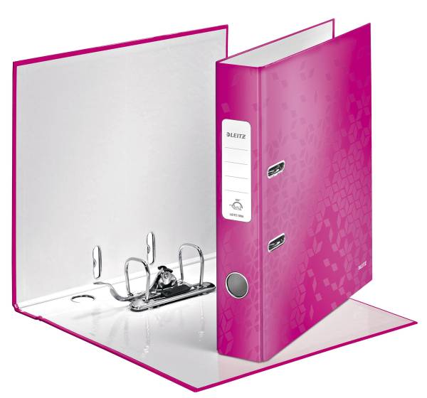 1006 Ordner WOW A4 50 mm, pink metallic