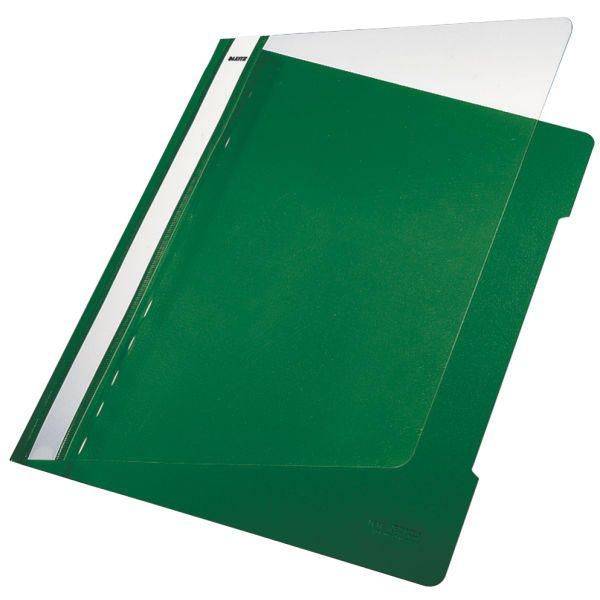 4191 Schnellhefter A4, langes Beschriftungsfeld, PVC, grün