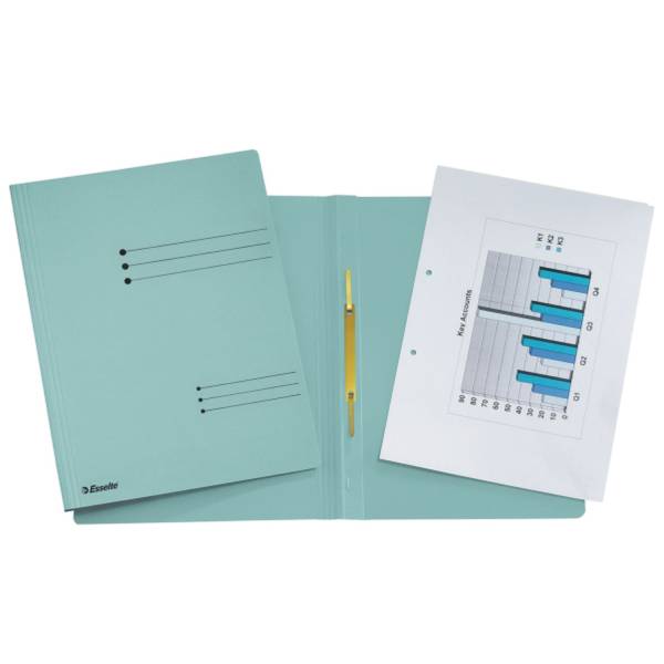 ESSELTE Schnellhefter blau 621057 Karton