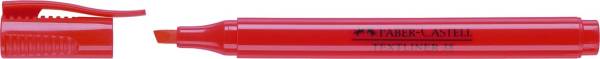 Textmarker 38 Stiftform rot