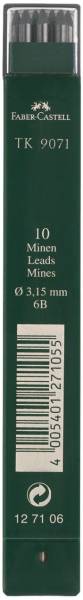 Fallmine TK für Fallminenstift 3,15 mm, Härtegrad 6B, tiefschwarz®