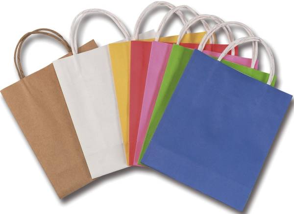Geschenktragetasche 24 x 12 x 31 cm, 20 Stück, weiß
