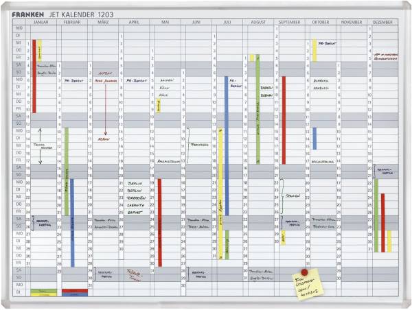 JetKalender 1203 12 Monate, 120 x 90 cm
