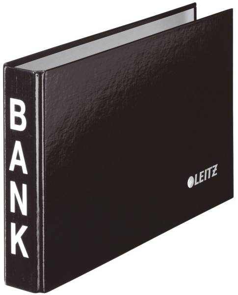 LEITZ Bankordner 2 Ring schwarz 1002-00-95