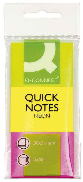 Haftmarker Neon 40 x 50 mm, 3 x 50 Streifen