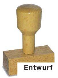 Vorgangsstempel Entwurf