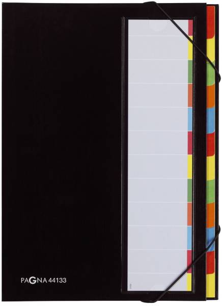 Deskorganizer mit 12 Fächern, schwarz
