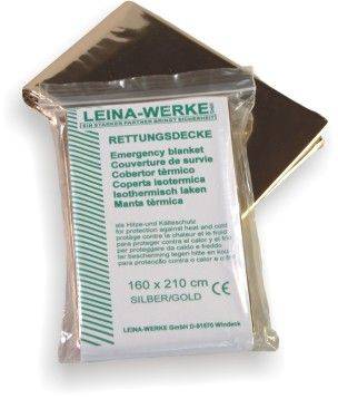 LEINA-WERKE Rettungsdecke 160x210cm silber 43000