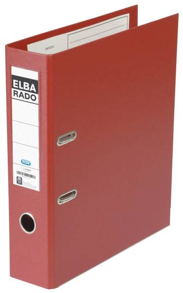 Ordner rado plast PVC PVC A4, 80 mm, rot