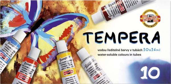 KOH-I-NOOR Temperafarben 10x16ml 162548