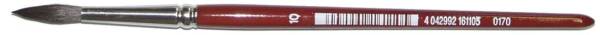 Haarpinsel Aquarell Größe 08 rot