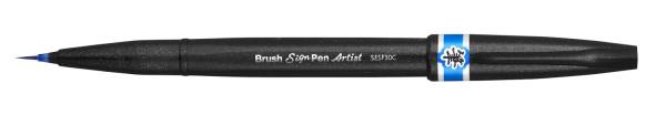 PENTEL Faserschreiber BrushPen hellblau SESF30C-SX