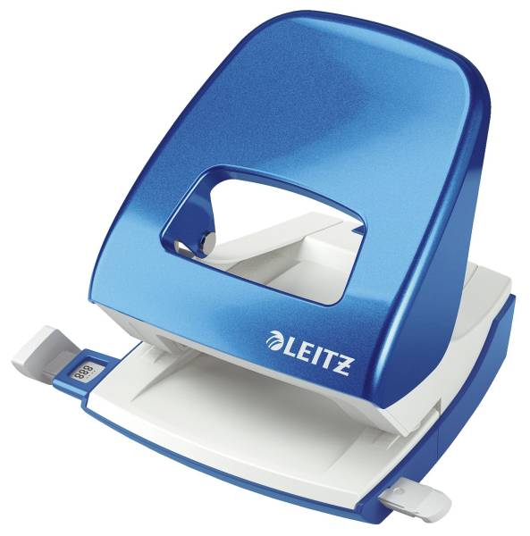 5008 Bürolocher NeXXt, Metall, 30 Blatt, blau metallic