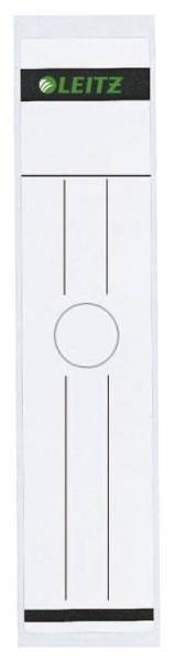 6093 Rückenschild für Hängeordner breit lang, 10 Stück, weiß