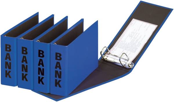 Bankordner Color Einband A5 , 50 mm, Color Einband, blau