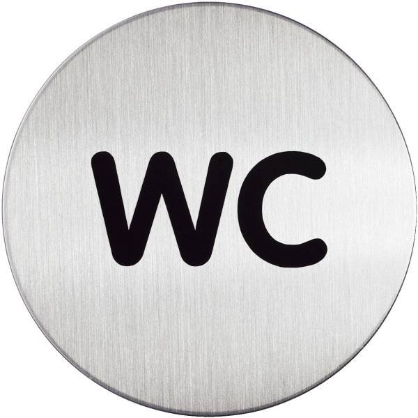 DURABLE Hinweisschild WC 4907 23 D83mm