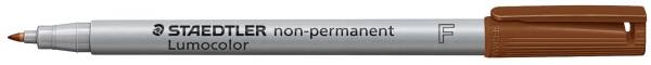 STAEDTLER Folienstift Lumocolor F braun 316-7 nonperm.