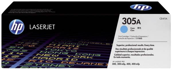HP Lasertoner Nr. 305A cyan CE411A