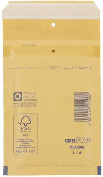 AROFOL Luftpolstertasche 200ST 120x175 braun 1/A 2FVAF000001