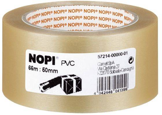 Verpackungsklebeband PVC 50 mm x 66 m, transparent