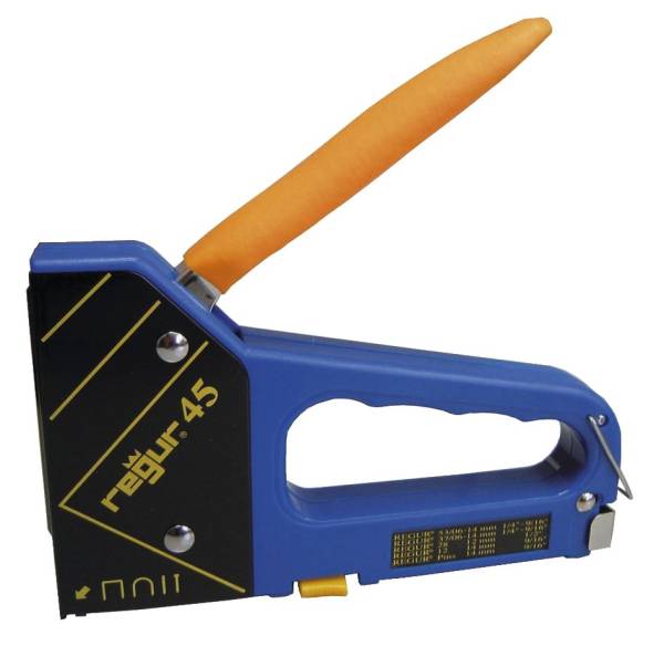 DR. GOLD Heftpistole Tacker bl/gelb R-45 Regur