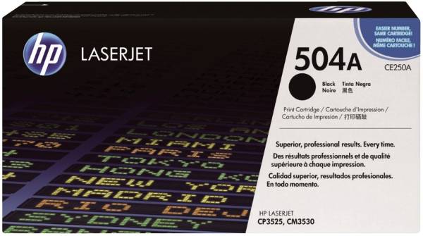 Druckkassetten schwarz, 5 000 Seiten, CE250A®