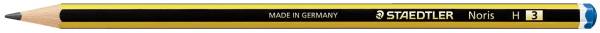 Noris Bleistift 120, H, gelb schwarz®