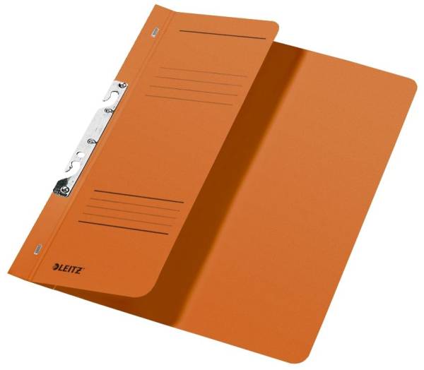 3744 Schlitzhefter, 1 2 Vorderdeckel, A4, kfm Heftung, Manilakarton 250 g qm, orange