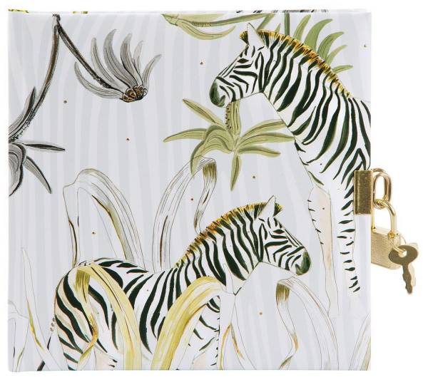 TURNOWSKY Tagebuch Wild Life Zebra 44 432 16.5x16.5 cm
