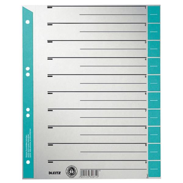 Trennblatt überbreit A4 gr h blau