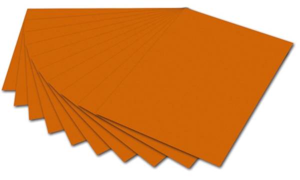 Tonpapier 50 x 70 cm, hellorange