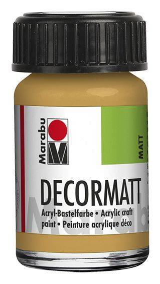 MARABU Decormatt Acryl metallic gold 1401 39 784 15ml Glas