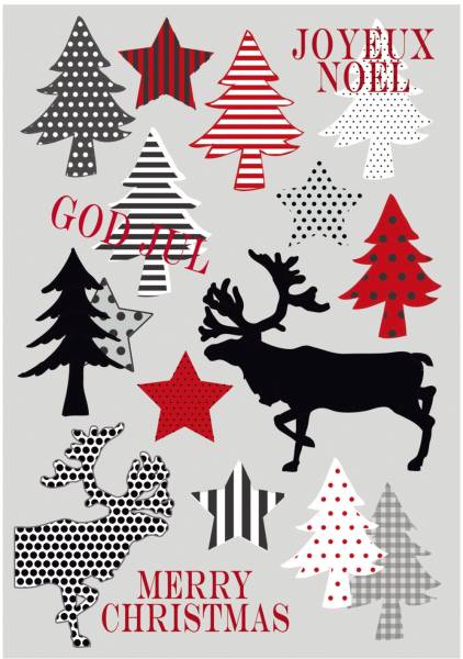 HERMA Weihn.Etiketten Merry Christmas 15267 Decor