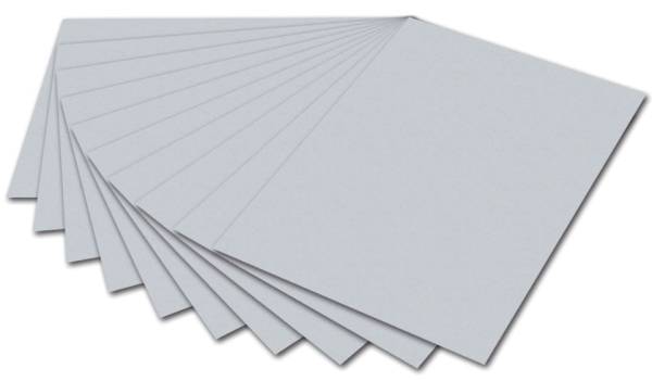 FOLIA Fotokarton 50x70cm hellgrau 6180 E 300g