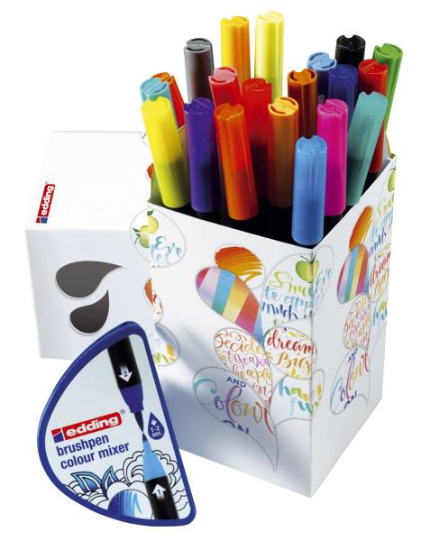 EDDING Faserschreiber Set 20+1 ST sortiert CH20+1 Colour Happy