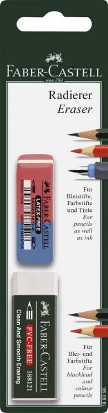Radierer 7081 7070 40 2 Stück auf Blisterkarte