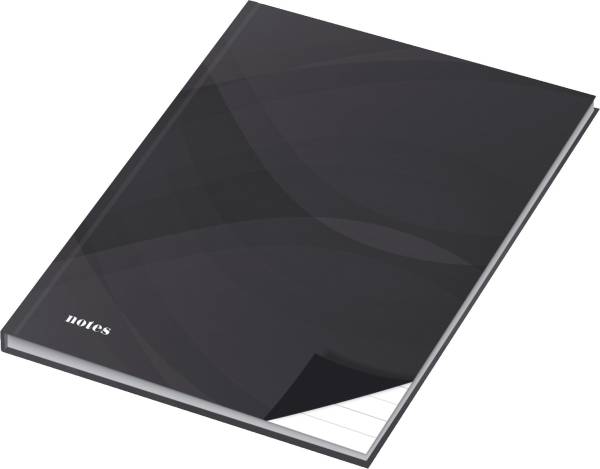 RNK Notizbuch A4 notes carbon black 46513 96BL liniert