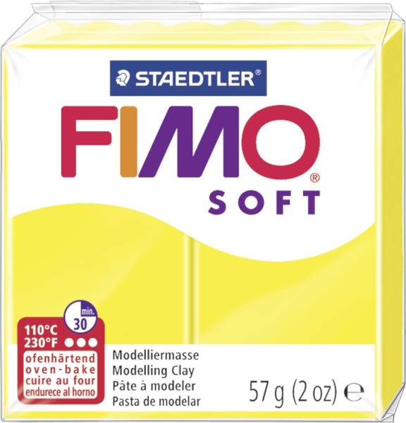 Modelliermasse soft 56 g, soft limone®