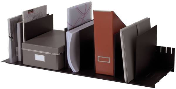 Belegfach flexibel für Rolladenschrank easyOffice schwarz