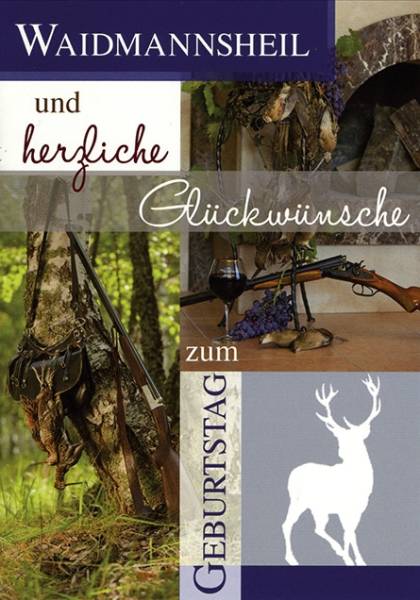 Geburtstagskarte Jäger 1-T195 Bild