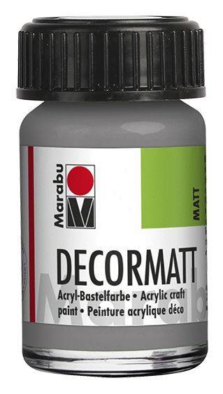 Decormatt Acryl, Hellgrau 278, 15 ml