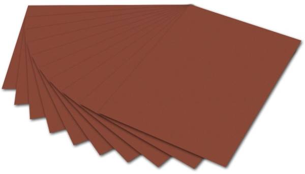 Tonpapier 50 x 70 cm, rotbraun