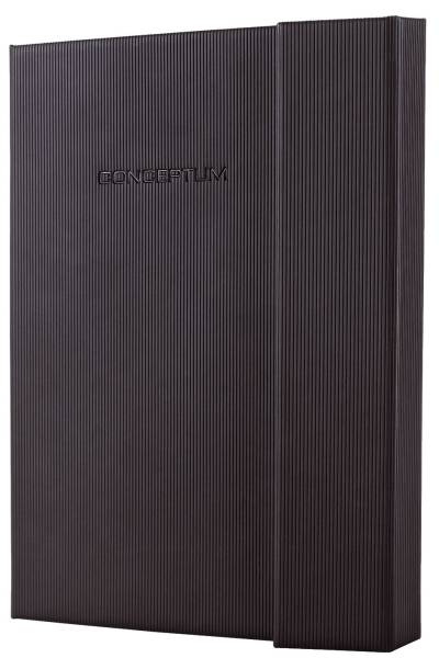 Notizbuch ca A5, kariert, 194 Seiten, schwarz, Hardcover®