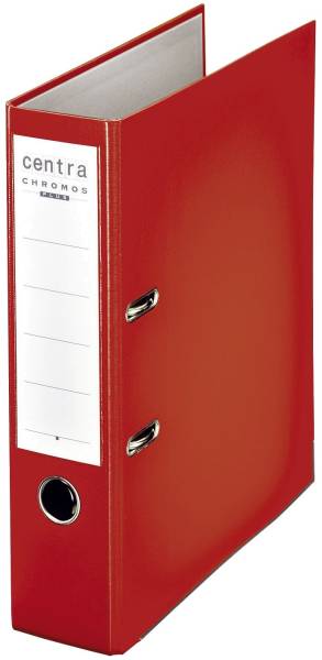 CENTRA Ordner Plastik A4 8cm rot 230136