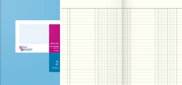KÖNIG & EBHARDT Geschäftsbuch A5 40BL 2SP 86-15511