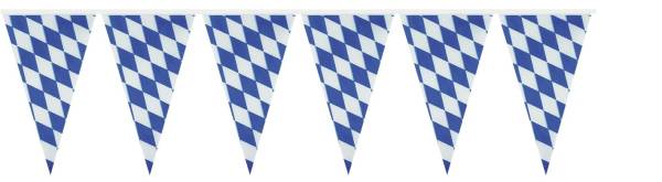 Wimpelkette Bayern weiß blau, 400 x 26 cm