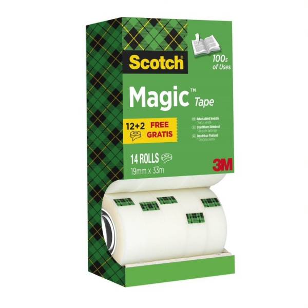 Klebeband Magic (TM) 810, beschriftbar, 33mx19mm, 14 Rollen