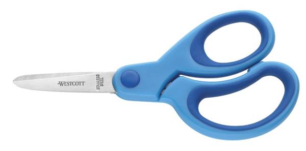 WESTCOTT Bastelschere 13cm spitz blau E-2158300 Softgrip